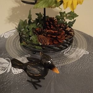 Black Judgmental Rustic Crow Perfect for your tiered trays!